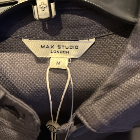 Max Studio Charcoal Tab Sleeve Utility Jumpsuit. New, with tags. - Picture 11 of 12
